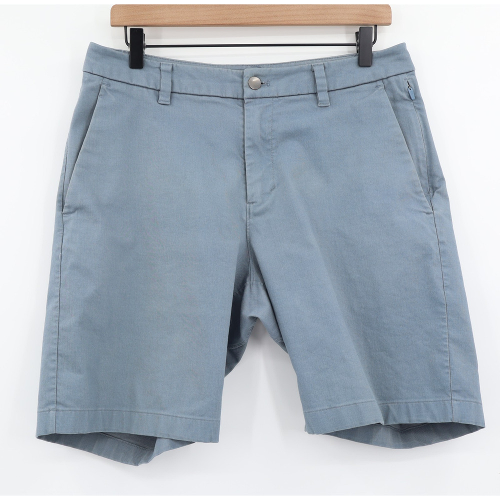 Lululemon Men's Commission Golf Shorts Blue Oxford Sz 31
